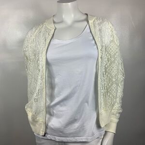 3For$20 No Boundaries Crochet ZIP Up Jacket size M